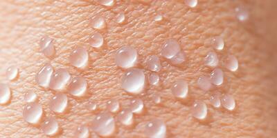 Collagen And Hyaluron Serum Gel On Skin. Splashing of Hyaluron gel. photo