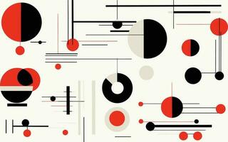 bauhaus simplicity, bold black outlines, mechanical designs, flat and graphic, vector design precisionist, simplistic vector art, geometric shapes patterns