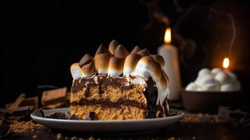 Sink into the Sweetness of S'mores Cake photo