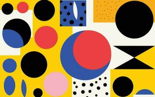 many abstract art posters featuring a bold design, in the style of simplified figures, cartoon abstraction, rounded shapes, bold primary colors, robotic motifs, tangled forms, modular patterns vector