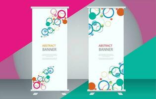 creative and  modern business style mosaic banner set vector