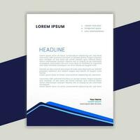 Abstract ,minimal and creative letterhead template vector