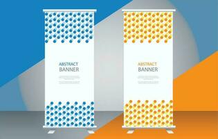 creative and  modern business style mosaic banner set vector