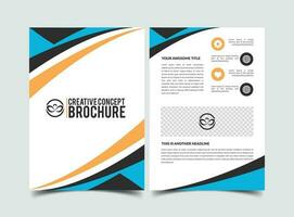 vector modern creative company abstract brochure template