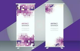 creative and  modern business style mosaic banner set vector