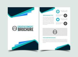 vector modern creative company abstract brochure template