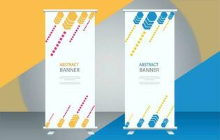 creative and  modern business style mosaic banner set vector