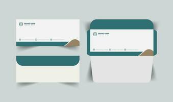 vector modern stylish envelope template design