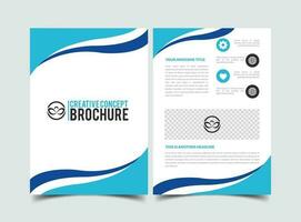 vector modern creative company abstract brochure template