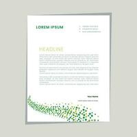 Abstract ,minimal and creative letterhead template vector