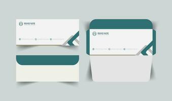 vector modern stylish envelope template design