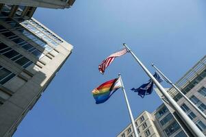 Pride Progress Flag Raising Ceremony at NASA HQ photo