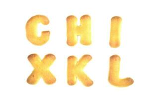 cookies english alphabet. child funny cookies photo