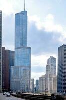 Chicago Illinois downtown scenes and architecture photo