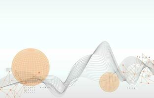 resumen tecnología ola línea.tecnología vector fondo.polígono.geometrico forma.