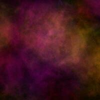 abstract purple yellow nebula background photo