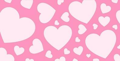 Background with hearts. Valentine's day vector