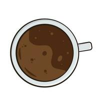 A cup of coffee vector