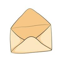 Opened Envelope icon vector