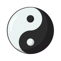 símbolo de yin yang vector