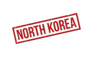 North Korea Rubber Stamp Seal Vector