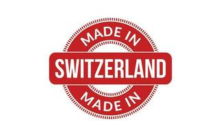 Made In Switzerland Rubber Stamp vector