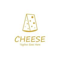 queso logo modelo con vector concepto