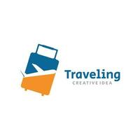 Airplane or Travel Agency Logo Template vector