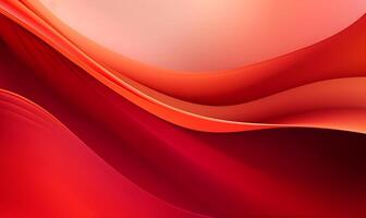 Abstract Gradient red orange liquid Wave Background. photo