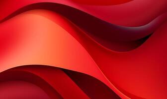 Abstract Gradient red orange liquid Wave Background. photo