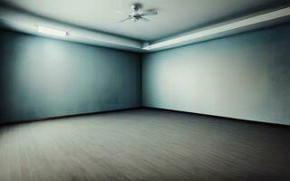 Indoor interior empty space room background created with generative ai technology photo