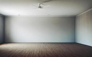 Indoor interior empty space room background created with generative ai technology photo