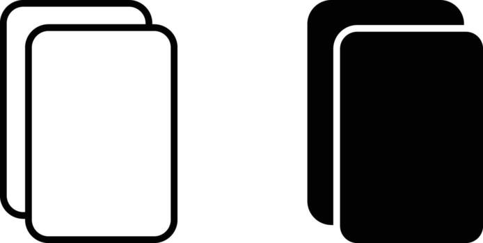 Clipboard icon sheet, simple trendy flat style line and solid Isolated vector illustration on white background. For apps, logo, websites, symbol , UI, UX, graphic and web design. EPS 10.