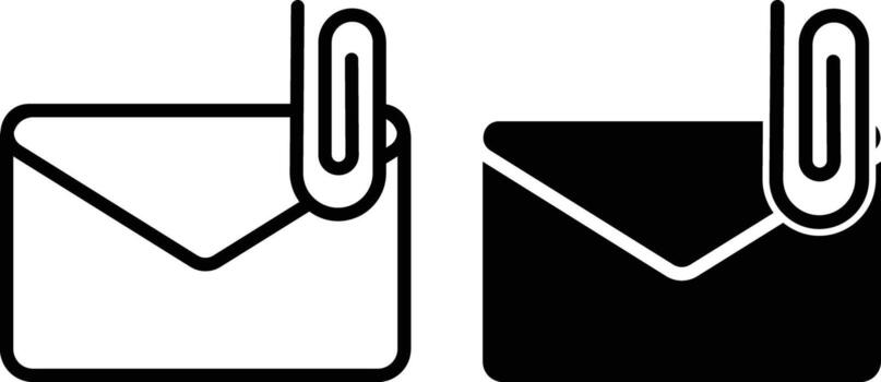 adjunto archivo icono hoja, sencillo de moda plano estilo línea y sólido aislado vector ilustración en blanco antecedentes. para aplicaciones, logo, sitios web, símbolo , ui, ux, gráfico y web diseño. eps 10