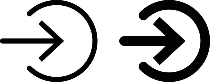 Login icon sheet, simple trendy flat style line and solid Isolated vector illustration on white background. For apps, logo, websites, symbol , UI, UX, graphic and web design. EPS 10.