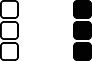 Menu icons set. Web Menu icon collection. Flat style Menu sign and symbols for apps and websites. vector