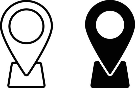 ubicación icono hoja, sencillo de moda plano estilo línea y sólido aislado vector ilustración en blanco antecedentes. para aplicaciones, logo, sitios web, símbolo , ui, ux, gráfico y web diseño. eps 10