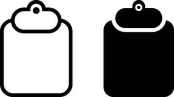 Clipboard icon sheet, simple trendy flat style line and solid Isolated vector illustration on white background. For apps, logo, websites, symbol , UI, UX, graphic and web design. EPS 10.