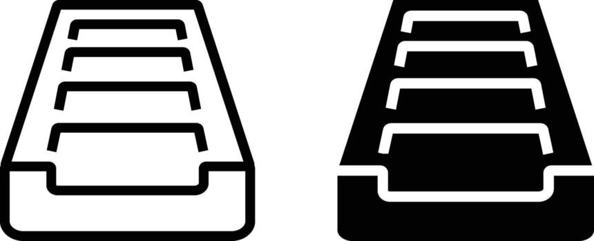 Archive icon sheet, simple trendy flat style line and solid Isolated vector illustration on white background. For apps, logo, websites, symbol , UI, UX, graphic and web design. EPS 10.