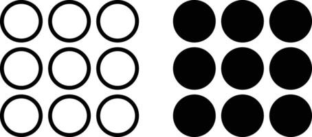Menu icons set. Web Menu icon collection. Flat style Menu sign and symbols for apps and websites. vector