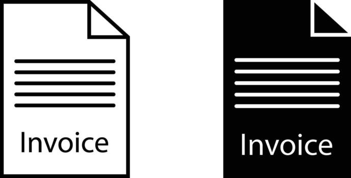 factura icono hoja, sencillo de moda plano estilo línea y sólido aislado vector ilustración en blanco antecedentes. para aplicaciones, logo, sitios web, símbolo , ui, ux, gráfico y web diseño. eps 10