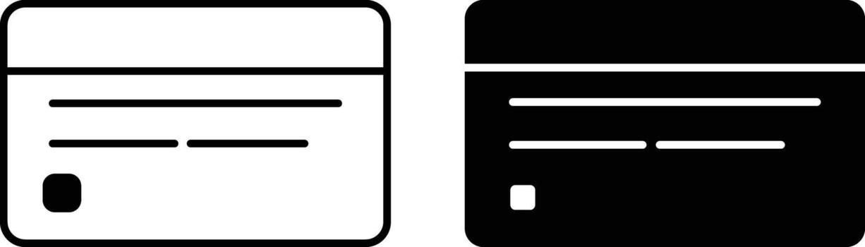 Credit card icon sheet, simple trendy flat style line and solid Isolated vector illustration on white background. For apps, logo, websites, symbol , UI, UX, graphic and web design. EPS 10.