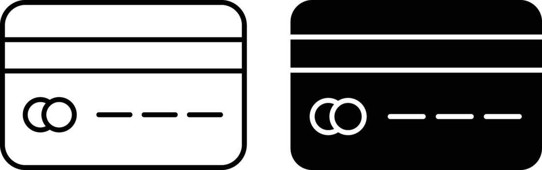 crédito tarjeta icono hoja, sencillo de moda plano estilo línea y sólido aislado vector ilustración en blanco antecedentes. para aplicaciones, logo, sitios web, símbolo , ui, ux, gráfico y web diseño. eps 10