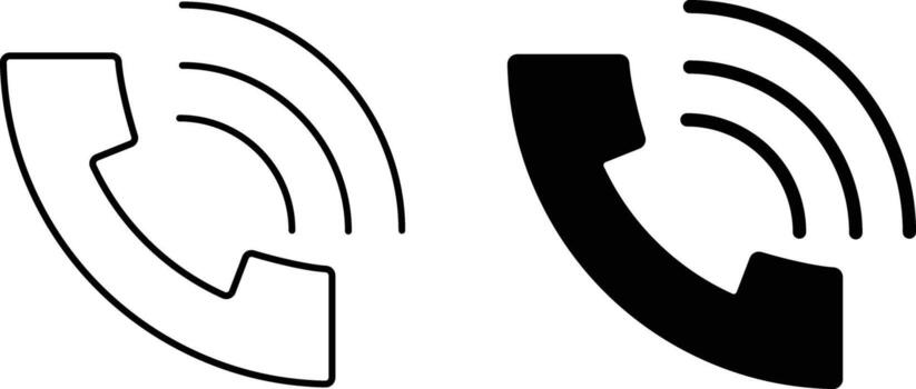 teléfono icono hoja, sencillo de moda plano estilo línea y sólido aislado vector ilustración en blanco antecedentes. para aplicaciones, logo, sitios web, símbolo , ui, ux, gráfico y web diseño. eps 10