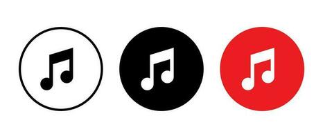Music streaming service icon vector. Multimedia elements vector
