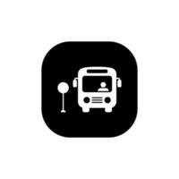 Bus icon vector. Public transport symbol concept vector