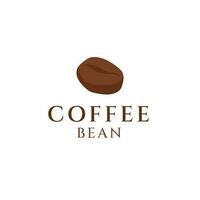 Coffee bean logo design concept vector illustration idea