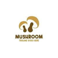 Mushroom Logo Design Concept Vector Illustration Symbol Icon