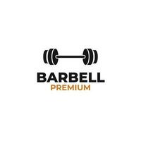 Barbell logo design vector concept illustration symbol icon