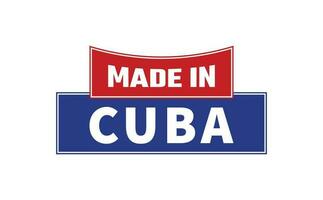 Made In Cuba Seal Vector